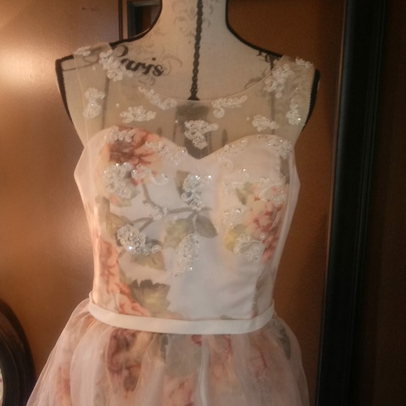 Gorgeous custom made gown - Picture 11 of 14